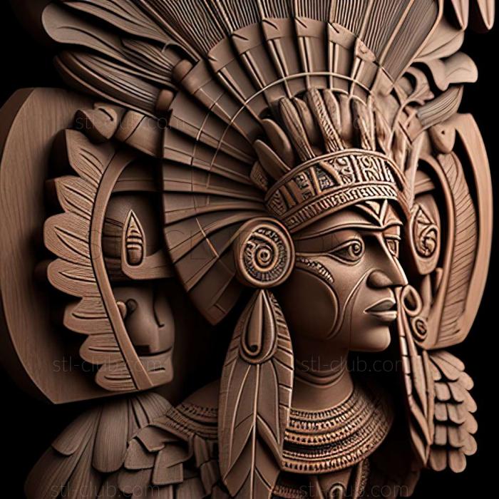 Heads Orthocentrus aztecus